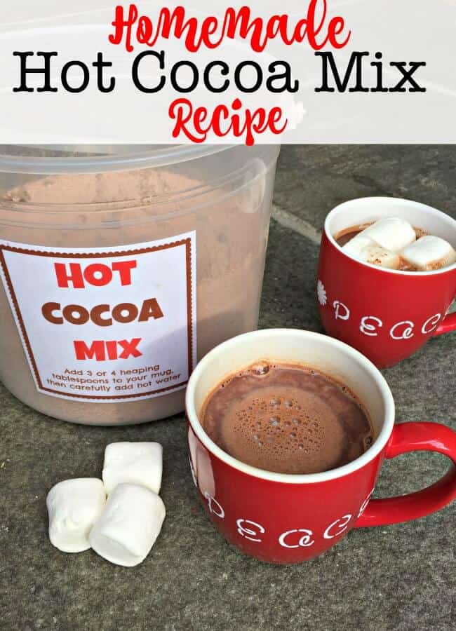 Homemade Hot Cocoa Mix Momof6
