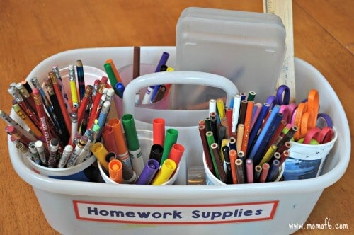 Homework Caddy