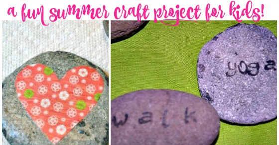 50 Easy Summer Crafts for Kids - Mod Podge Rocks
