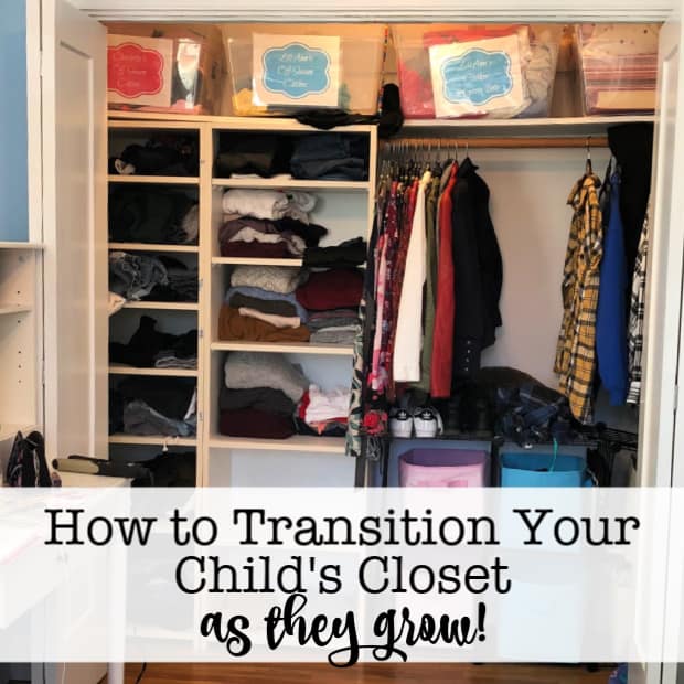 How to Transition a Baby's Closet into a Kid's Closet - California