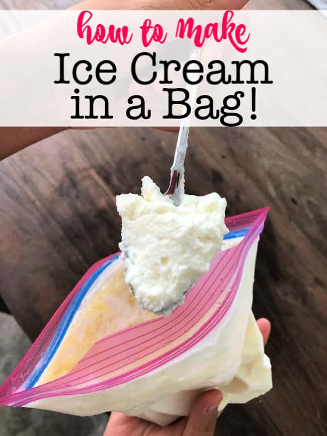 How to Make Ice Cream in a Bag! - MomOf6