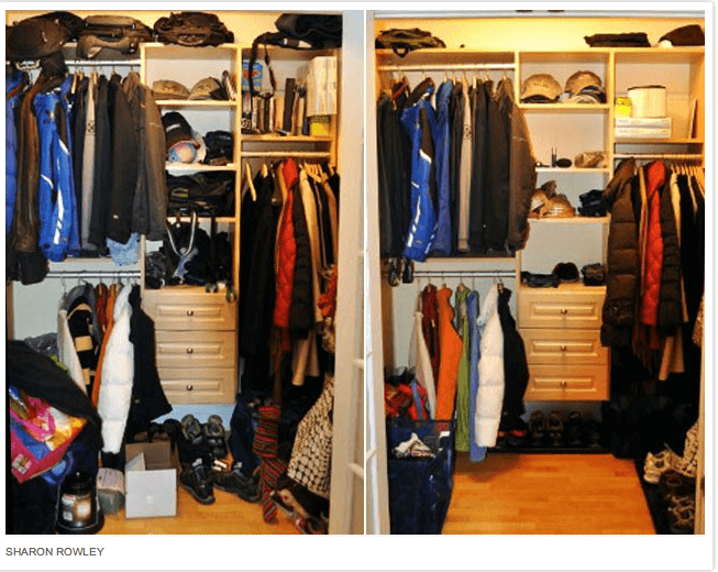 unclutter your closet