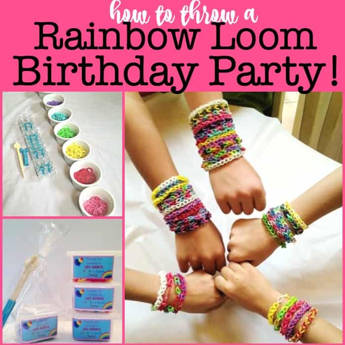 Rainbow Loom Birthday Party! - MomOf6