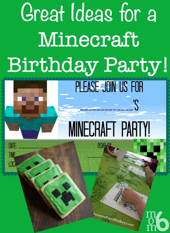 minecraft party ideas