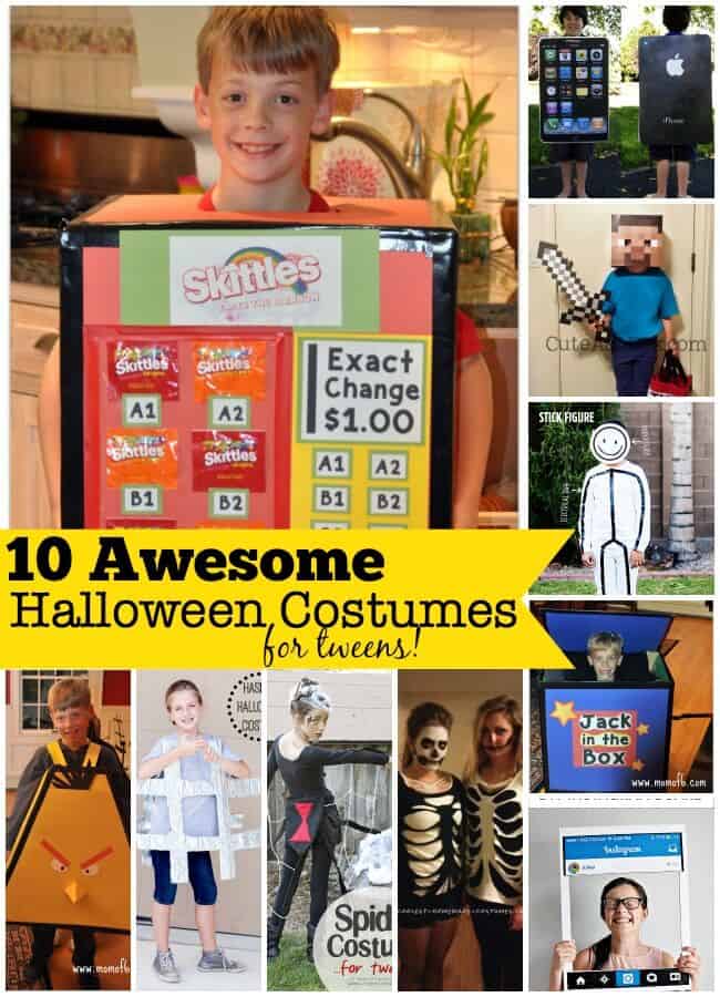 10 Awesome Halloween Costumes for Tweens You Can Make at Home