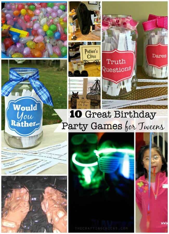 10 Great Birthday Party Games For Tweens MomOf6