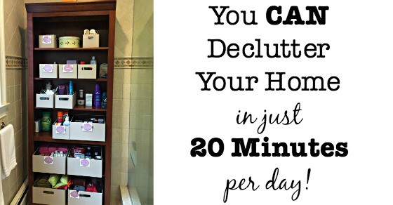 i want to declutter my house