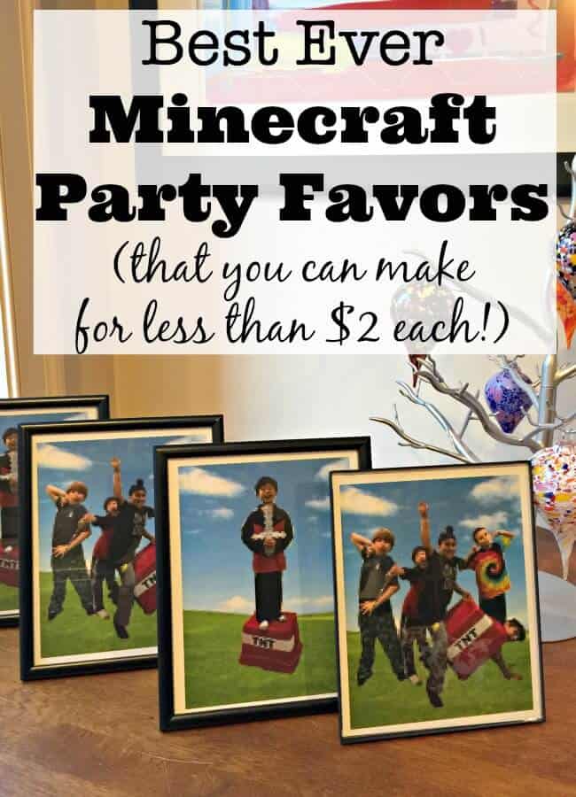 Invitations anniversaire Minecraft - Passionnement Créative
