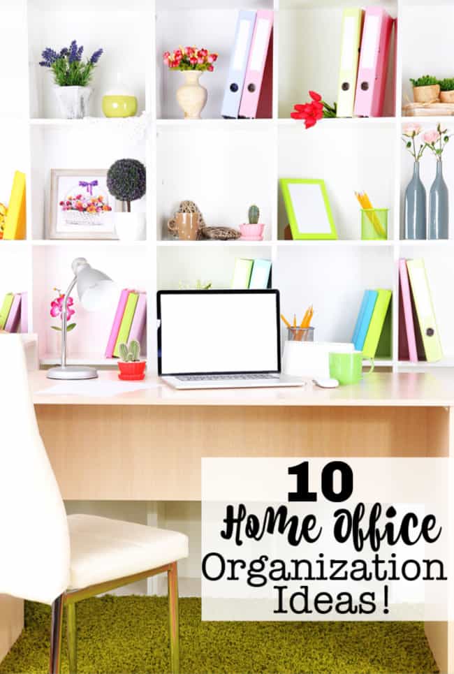 10 Home Office Organization Ideas! - MomOf6