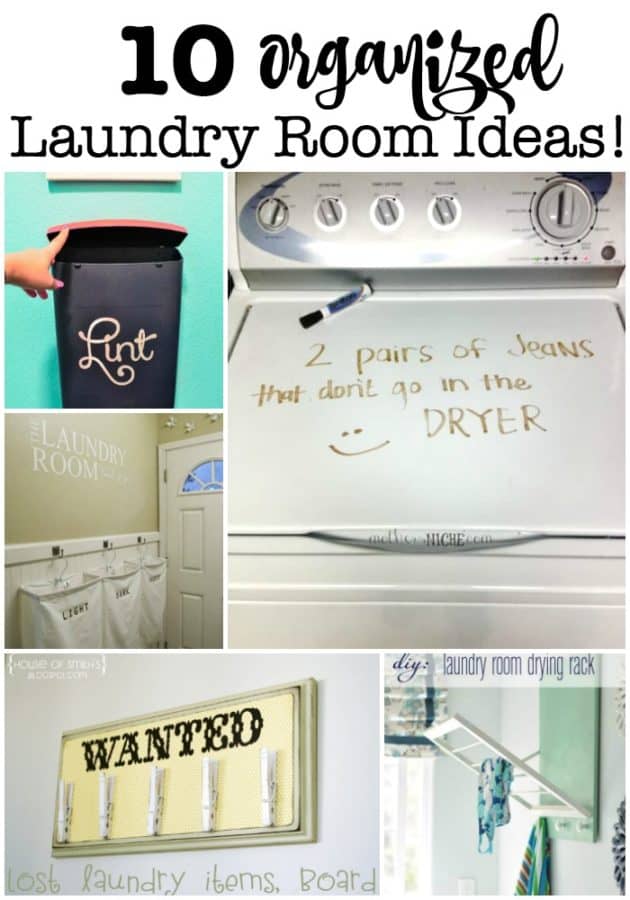 10 Organized Laundry Room Ideas! - MomOf6