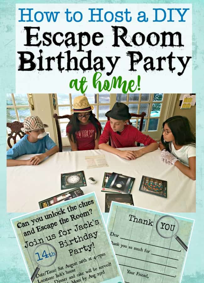 How To Throw An Escape Room Birthday Party At Home Momof6
