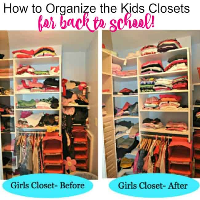 kids school clothes organizer