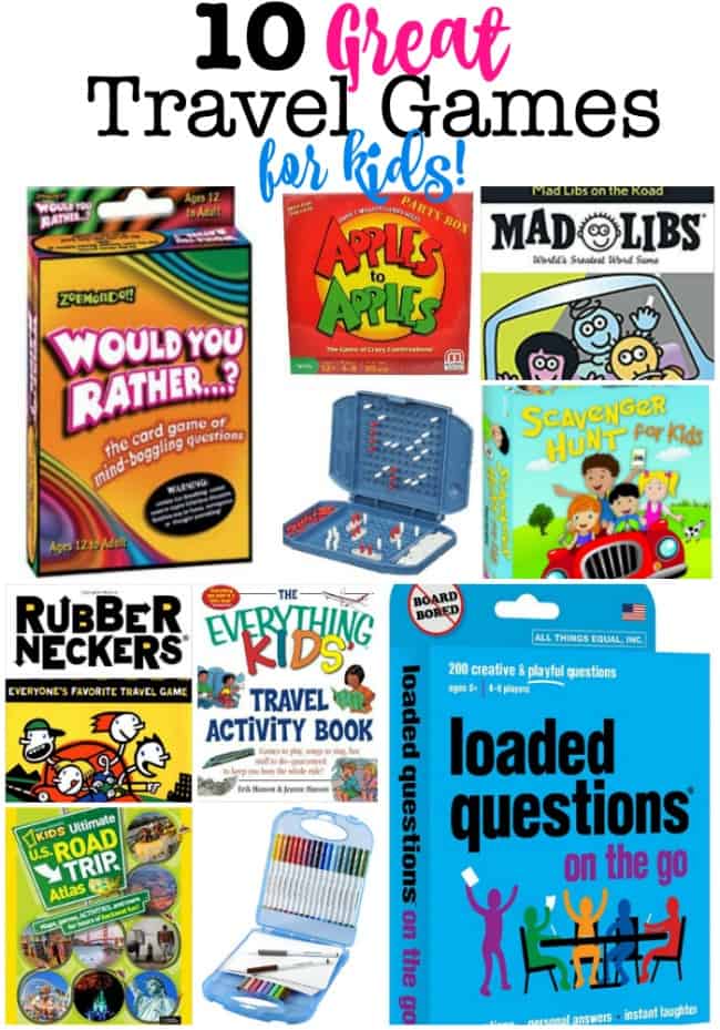 Travel Games for Kids: Over 100 Activities Perfect for Traveling with Kids  (Ages 5-12) (Paperback)