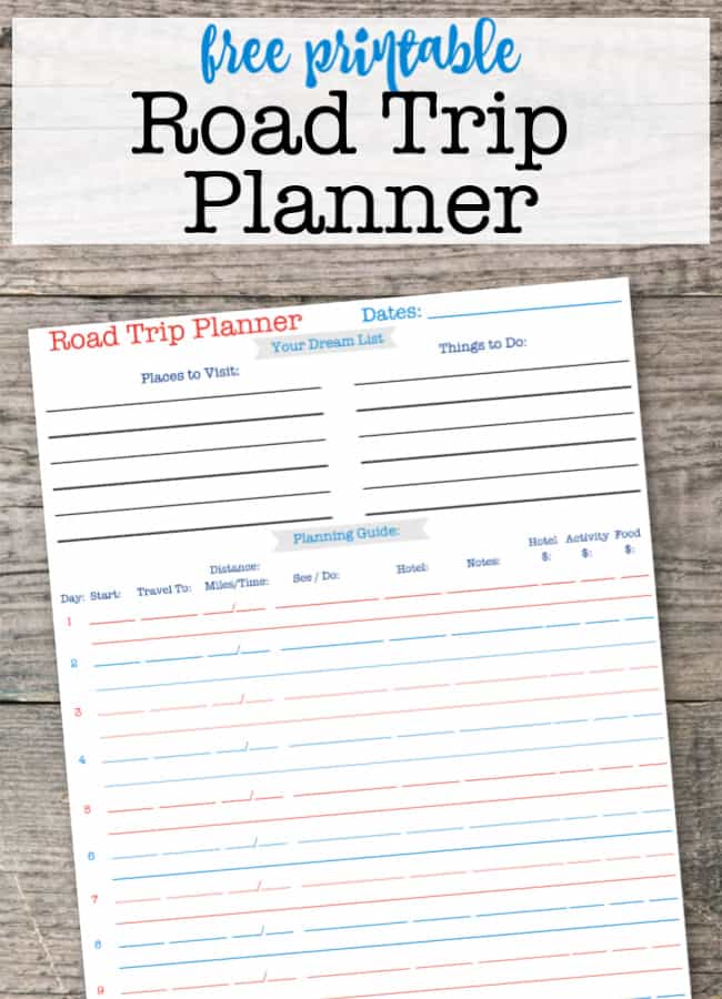 free road trip map planner