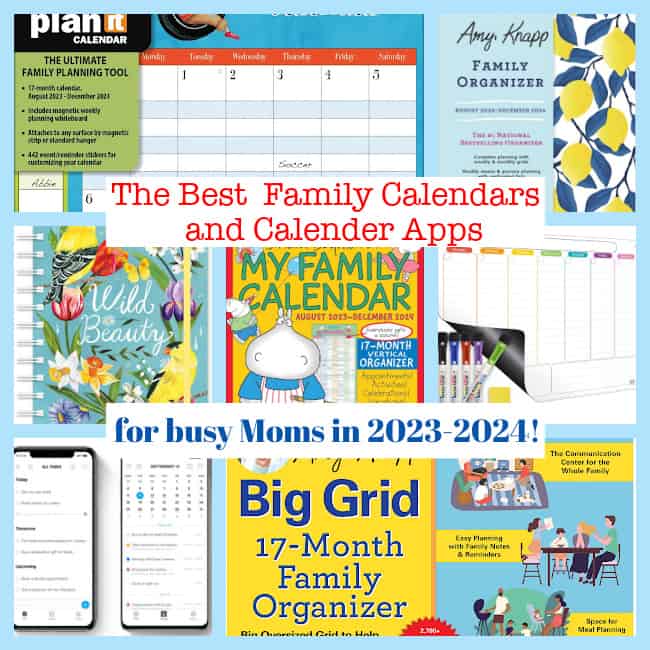 Home Planner Calendar  Academic Family Wall Calendar 2024 - Boxclever Press